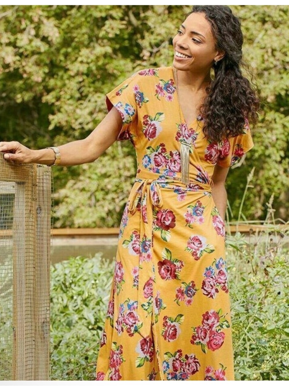 Alana Floral Wrap Dress from Matilda Jane M